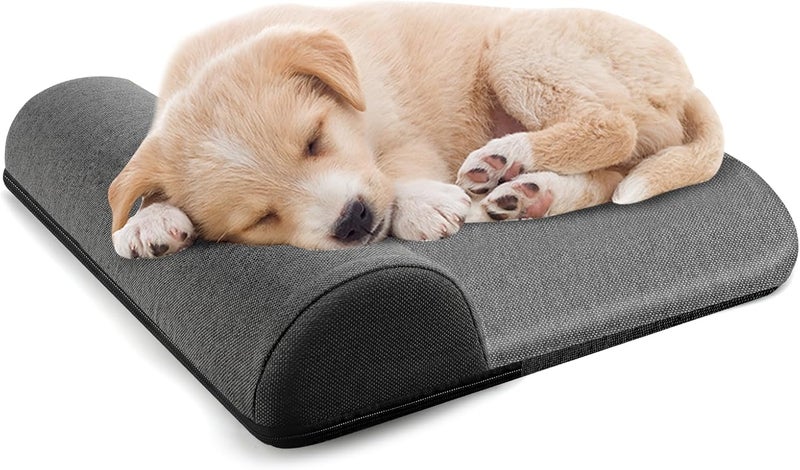 VINGVO Dog Bolster Pillow/Headrest, for Cervical Vertebra/Neck Stable Support, Portable Elastic Soft Pet Headrest for Dog Cat (M（15.91 x 14.57in）) - Image 1